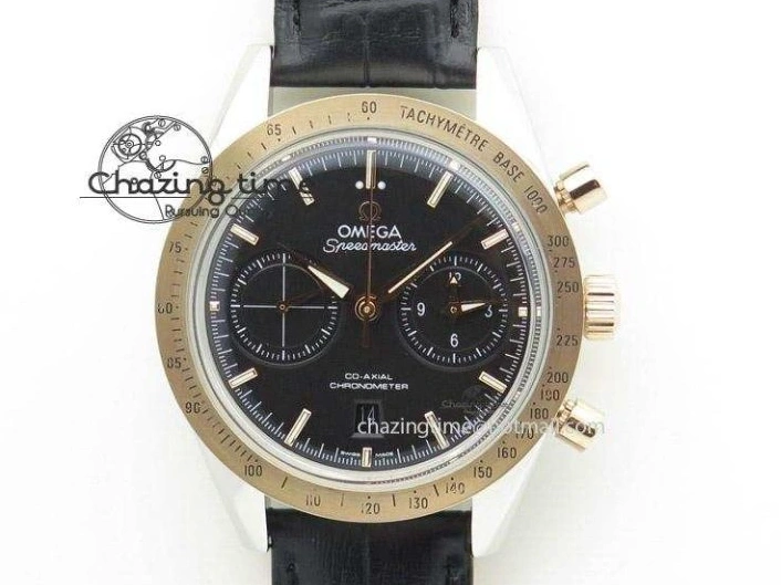 0429 Speedmaster ’57 Co-Axial OMF 1:1 Best Edition White Dial Silver Markers A9300 (Free Leather Strap) Efficient 8133